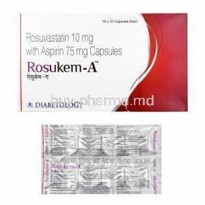 Rosukem-A, Rosuvastatin/ Aspirin