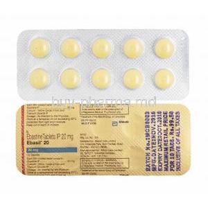 Ebasil, Ebastine 20mg tablets