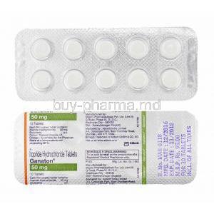 Ganaton, Itopride 50mg tablets