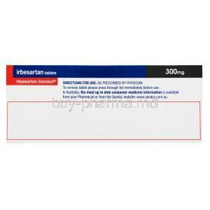 rbesartan Sandoz, 300mg 30 tabs, Box directions for use information