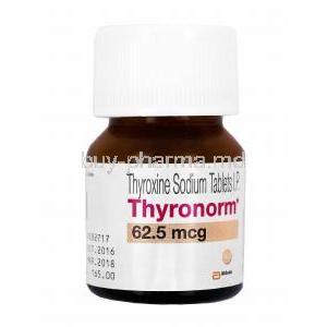 Thyronorm, Levothyroxine 62.5mcg
