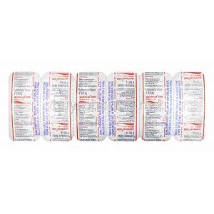 Azithral, Azithromycin 500mg tablets back