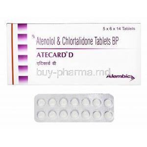 Atecard D, Atenolol/ Chlorthalidone