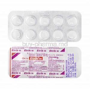 Etrik, Etoricoxib 90mg, tablets