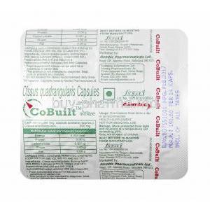 CoBuilt, Cissus Quadrangularis capsules back