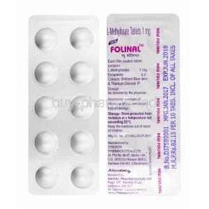 New Folinal, L-Methylfolate tablets