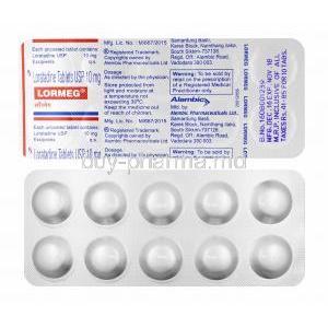 Lormeg, Loratadine tablets