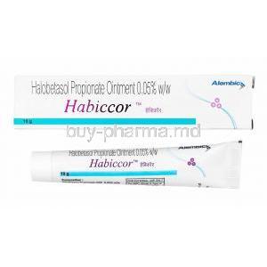 Habiccor Ointment, Halobetasol