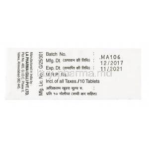 Yemetil, Chlorpromazine tablets I.P. 25 mg 5 x 20 tabs, box