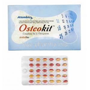 Osteokit, Calcium/ Calcitriol/ Zinc/ Ibandronic Acid