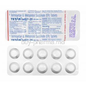 Tetan Beta, Telmisartan and Metoprolol Succinate tablets
