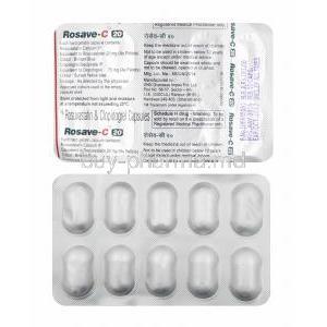 Rosave-C, Rosuvastatin and Clopidogrel 20mg capsules