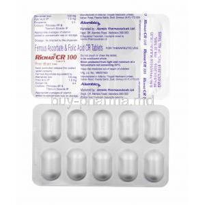 Richar CR, Iron and Folic Acid tablets