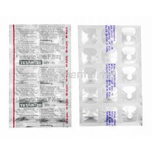 Tetan, Telmisartan 20mg tablets