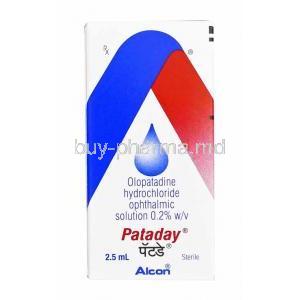 Pataday Ophthalmic Solution, Olopatadine box