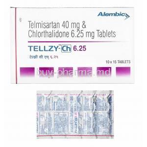 Tellzy-CH, Telmisartan/ Chlorthalidone