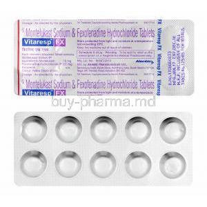 Vitaresp FX, Montelukast/ Fexofenadine