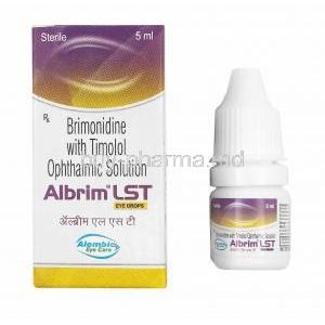 Albrim LST Eye Drops, Timolol/ Brimonidine