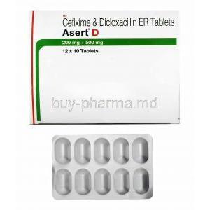 Asert D, Cefixime/ Dicloxacillin