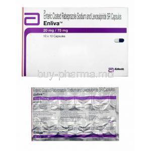 Enliva, Levosulpiride/ Rabeprazole