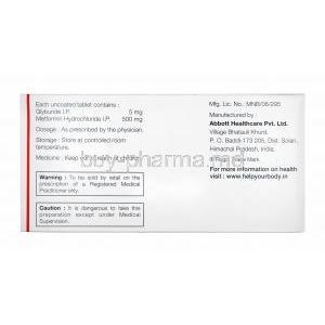 Diabetrol, Glibenclamide and Metformin manufacturer