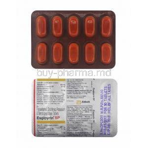 Esgipyrin SP, Diclofenac, Paracetamol and Serratiopeptidase tablets