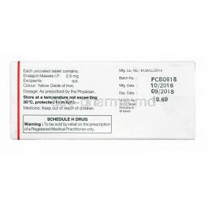 Enace, Enalapril 2.5mg manufacturer