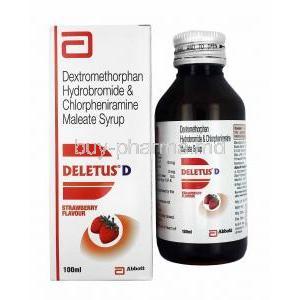 Deletus D Syrup, Chlorpheniramine/ Dextromethorphan