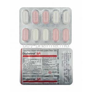 Diabetrol, Glibenclamide and Metformin tablets