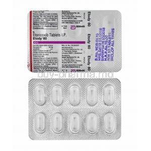 Etody, Etoricoxib 60mg tablets