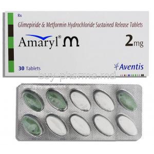 Zoryl M,  Metformin/ Glimepiride 500 Mg/ 1 Mg Tablets (Intas Laboratories)
