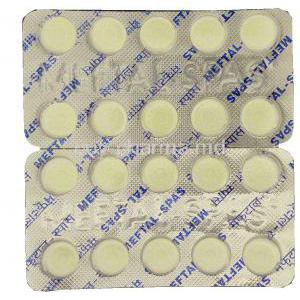Meftal Spas,  Mefenamic Acid / Dicyclomine Tablets
