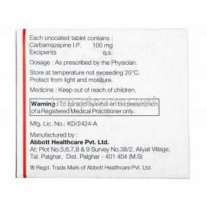 Mazetol, Carbamazepine 100mg manufacturer