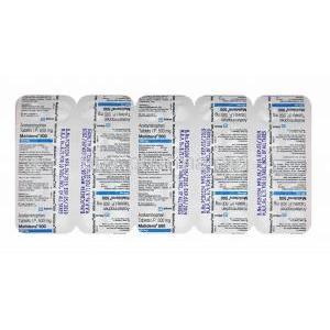 Malidens, Paracetamol 500mg tablets back