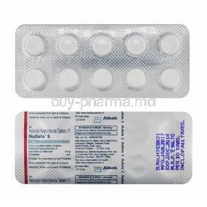 Nubeta, Nebivolol 5mg tablets