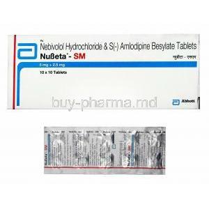 Nubeta SM, Nebivolol/ Amlodipine