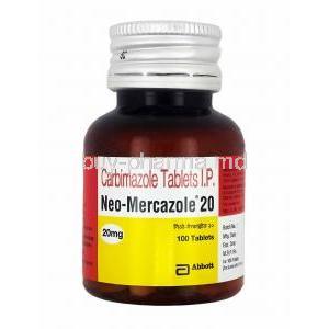 Neo-Mercazole, Carbimazole 20mg