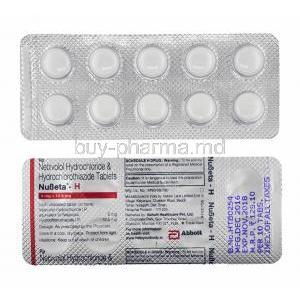 Nubeta-H, Nebivolol and Hydrochlorothiazide tablets