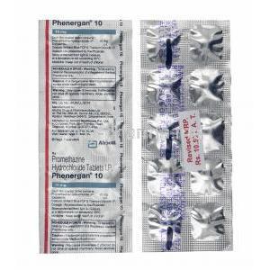 Phenergan, Promethazine 10mg tablets