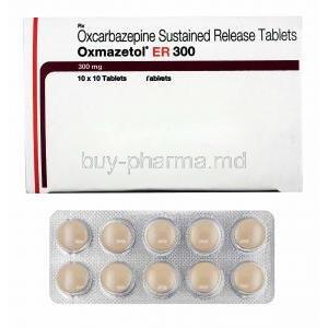 Oxmazetol ER, 300mg box and tablets