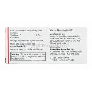 PPG MD, Voglibose 0.2mg manufacturer