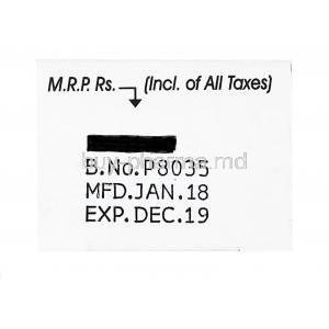 Micogel F, Fluocinolone, Miconazole Ointment, 15 g, Cipla, box side presentation with date information