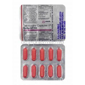 Resteclin, Tetracycline 250mg capsules
