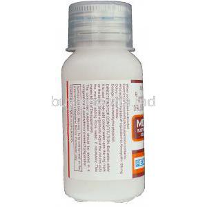 Mox,  Amoxycillin Dry-syrup  Bottle Information