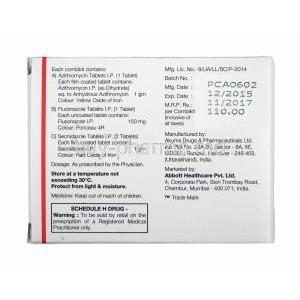 Secnil Kit, Fluconazole, Azithromycin and Secnidazole manufacturer