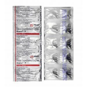 Stator-F, Atorvastatin and Fenofibrate tablets