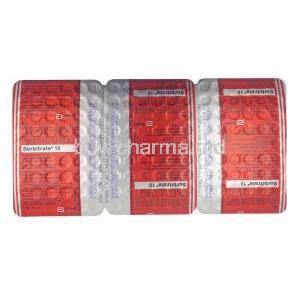 Sorbitrate, Isosorbide Dinitrate 10mg tablets back