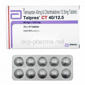 Telpres CT, Telmisartan/ Chlorthalidone