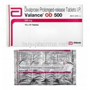 Valance OD, Divalproex