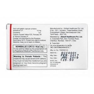 Tufacne, Isotretinoin 10mg manufacturer